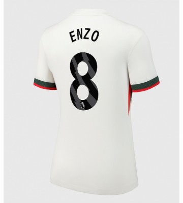 Chelsea Enzo Fernandez #8 Udebanetrøje Dame 2025-26 Kortærmet